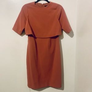 Ann Taylor Coral Sheath Dress
